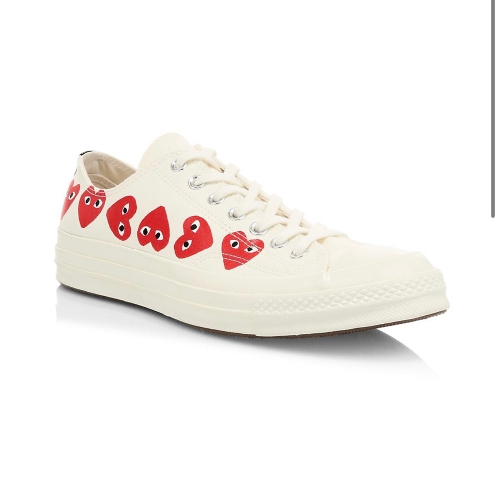 CdG PLAY x Converse Unisex Chuck Taylor All Star Multi Heart Low-Top Sneakers